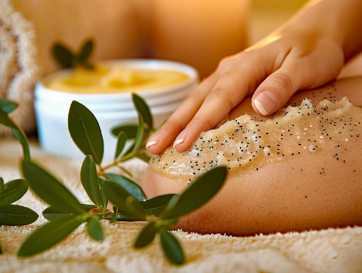 Gommage contre la cellulite