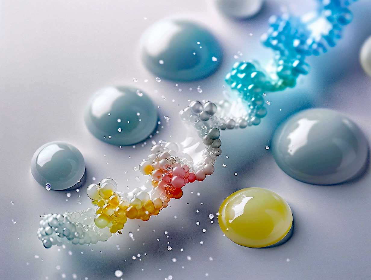 Illustration représentant les peptides