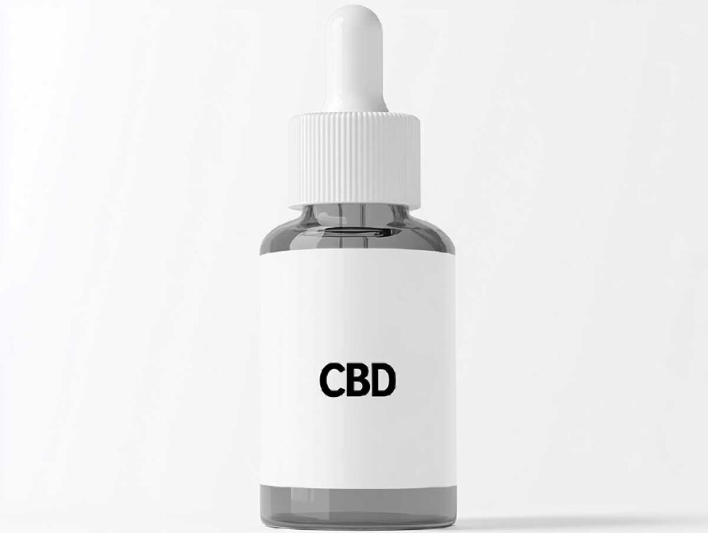 Flacon d'huile de cbd